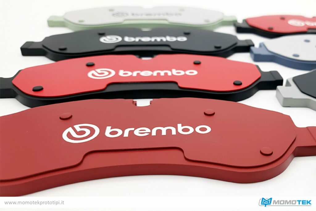 Prototipo di pasticche per freni Brembo